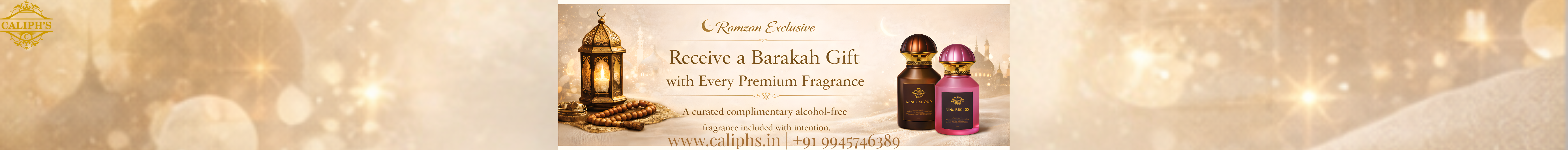 Caliphs Ramzan Barakah Gift non alcoholic perfume luxury fragrance offer